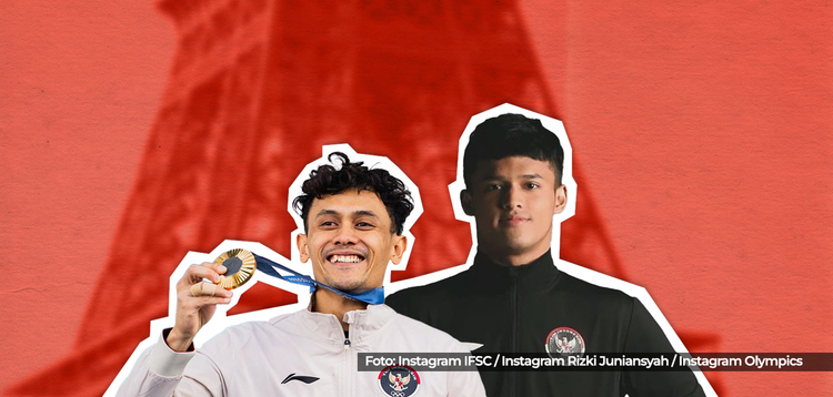 Bangga dan Haru, Indonesia Raya Berkumandang di Paris. Thanks to Veddriq Leonardo & Rizki Juniansyah