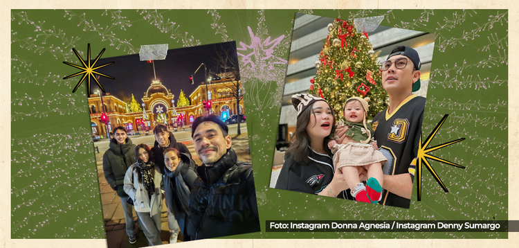 Momen Christmas Dinner Para Artis, Sederhana tapi berkesan